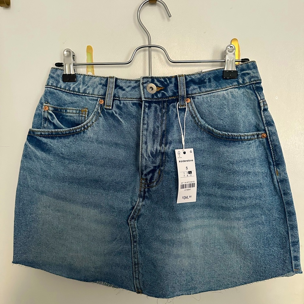 Denim Mini Skirt